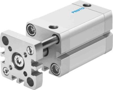 Festo Pneumatic Compact Cylinder - 577218, 25mm Bore, 20mm Stroke, ADNGF Series, Double Acting