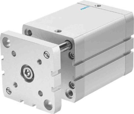 Festo Pneumatic Compact Cylinder - 574051, 63mm Bore, 20mm Stroke, ADNGF Series, Double Acting