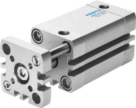 Festo Pneumatic Compact Cylinder - 554259, 50mm Bore, 10mm Stroke, ADNGF Series, Double Acting
