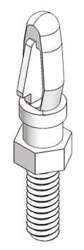 Essentra Nylon Leiterplatten Abstandshalter Für PCB-Stärke 1.57mm, Ø 3.18mm X 12.7mm, Gewinde M3 X 6.4mm
