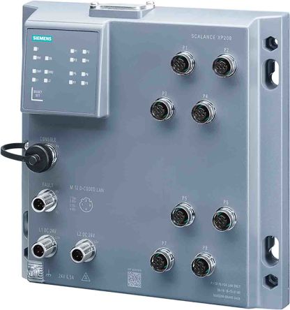 Siemens SCALANCE XP-200 Ethernet-Switch, 0 X RJ45 / 10/100Mbit/s,, 24V Dc