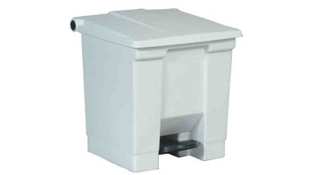 Rubbermaid Commercial Products Kunststoff Mülleimer 30L Weiß T 435.1mm