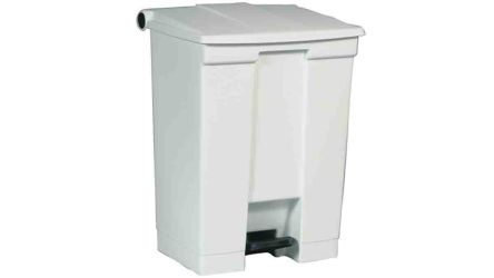 Rubbermaid Commercial Products Kunststoff Mülleimer 68L Weiß T 673.1mm