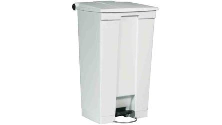 Rubbermaid Commercial Products Kunststoff Mülleimer 87L Weiß T 828.8mm