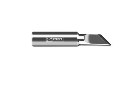 RS PRO 4 Mm Straight Knife Soldering Iron Tip For Use With Soldering Irons