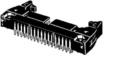 Omron Conector Macho Serie XG4A De 16 Vías, Paso 22.86mm, 2 Filas, Orificio Pasante
