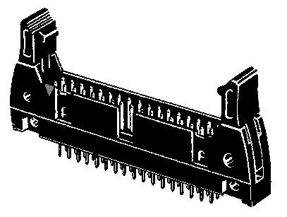 Omron Conector Macho Serie XG4A De 10 Vías, Paso 22.86mm, 2 Filas, Orificio Pasante
