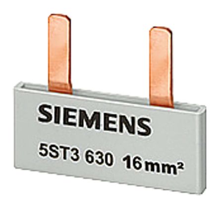 Siemens 5ST Sammelschiene, 1 -phasig, Kupfer, 18mm Raster, SENTRON Reihe