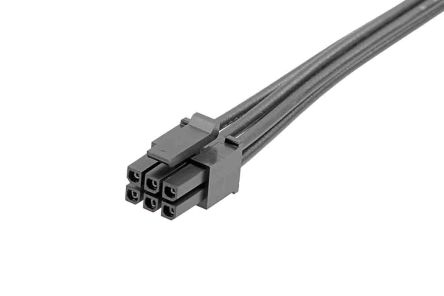 Molex Conjunto De Cables Micro-Fit 3.0 214756, Long. 150mm, Con A: Hembra, 6 Vías, Paso 3mm