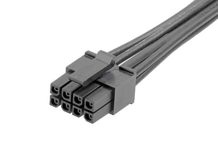 Molex Conjunto De Cables Micro-Fit 3.0 214756, Long. 150mm, Con A: Hembra, 8 Vías, Paso 3mm