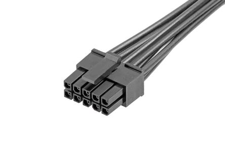 Molex 10 Way Female Micro-Fit 3.0 Unterminated Wire To Board Cable, 300mm