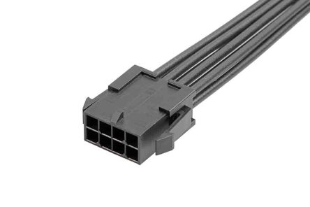 Molex Conjunto De Cables Micro-Fit 3.0 214757, Long. 150mm, Con A: Macho, 8 Vías, Con B: Macho, 8 Vías, Paso 3mm