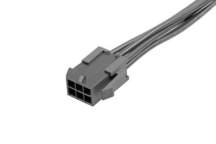 Molex Conjunto De Cables Micro-Fit 3.0 214758, Long. 150mm, Con A: Macho, 6 Vías, Paso 3mm