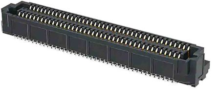 Samtec ADF6 Series Vertical PCB Socket, 40-Contact, 4-Row, 0.635mm Pitch, Solder Termination