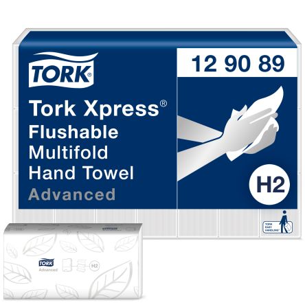 Tork XPRESS Papierhandtuch 2-lagig Weiß, 255 X 212mm, 200 X 21-Blatt