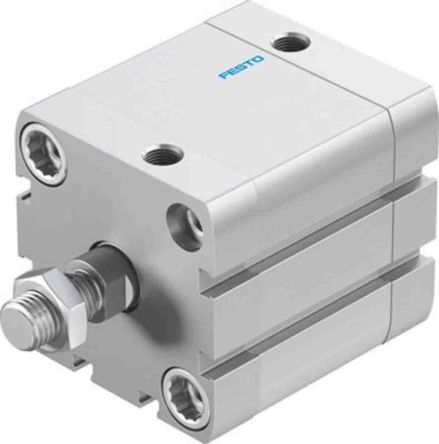 Festo Pneumatic Compact Cylinder - 572695, 50mm Bore, 30mm Stroke, ADN Series, Double Acting