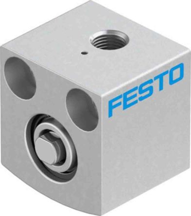 Festo Cilindro Compacto Neumático, AEVC-10-5-P, Simple Acción