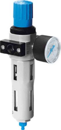 Festo Filtre Régulateur D, G 1/2, Filtration 5μm, 12 Bar