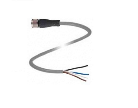 Pepperl + Fuchs Cable De Conexión, Con. A M12, 4 Polos, Con. B Sin Terminación, Long. 10m