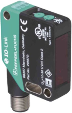 Pepperl + Fuchs OBG8000 Kubisch Optischer Sensor, Reflektierend, Bereich 5,6 M, NPN/PNP Ausgang, 4-poliger