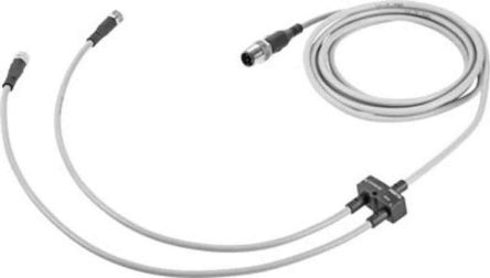 Festo Connector, NEDY-L2R1-V1-M8G3-U-0.3L-M8G4-2.5R Series
