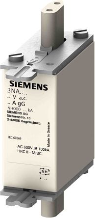 Siemens Sicherungseinsatz NH000, 690V Ac / 35A F, GG IEC 60269