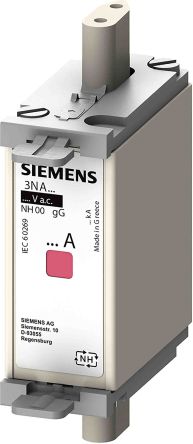 Siemens Sicherungseinsatz NH000, 400V Ac / 100A F, GG IEC 60269
