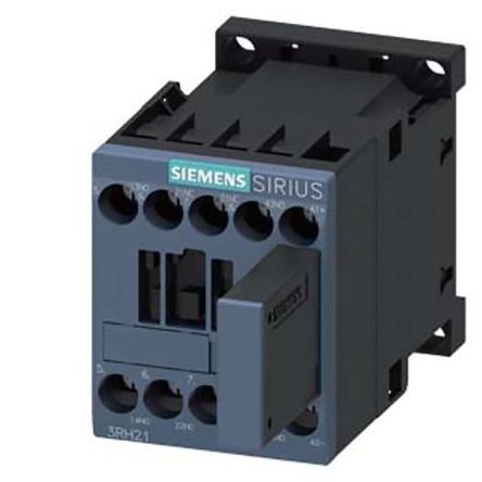 Siemens Contactor SIRIUS, 2 NA + 2 NC, 10 A