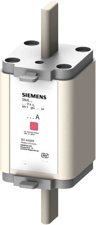 Siemens Fusible De Cuchillas Centradas, NH1, GG, 690V Ac, 140A, F, IEC 60269
