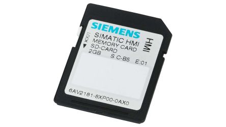 Siemens 存储卡, 用于HMI 应用