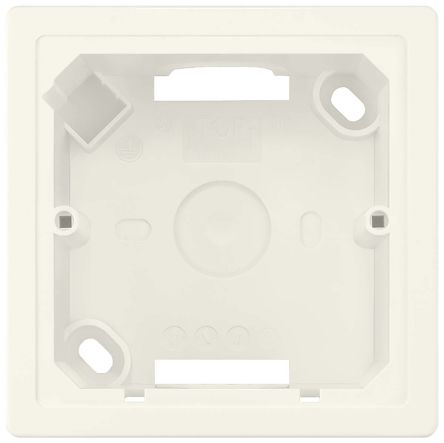 Siemens DELTA White Gloss Thermoplastic Back Box, IP20, 84 X 42.5 X 42.5mm