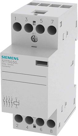 Siemens Contactor SENTRON De 4 Polos, 4 NA, 25 A, Bobina 230 V Ac