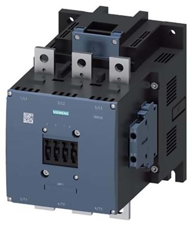 Siemens Reversing Contactor, 220 → 240 V Ac/dc Coil, 3-Pole, 400 A, 200 KW, 2NO + 2NC, 690 V
