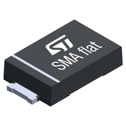 STMicroelectronics SMD Diode, 150V / 1A, 2-Pin Flache SMA-Kerbe