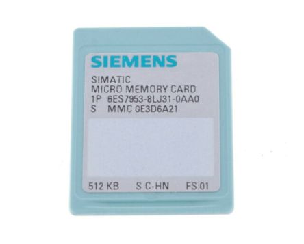 Siemens Speicherkarte Für S7-300/C7/ET 200, 32 X 24 X 1,4 Mm