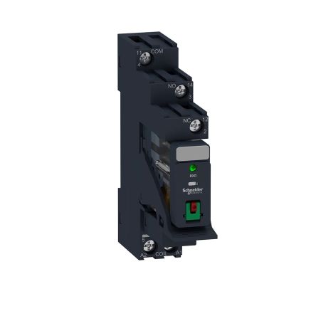 Schneider Electric Harmony Relay RXG Interface Relais, 24V / 24V Dc 24V Ac, 1-poliger Wechsler DIN-Schienen 250V