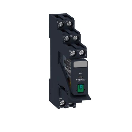 Schneider Electric Harmony Relay RXG Interface Relais, 24V / 24V Dc 24V Dc, 2-poliger Wechsler DIN-Schienen 250V