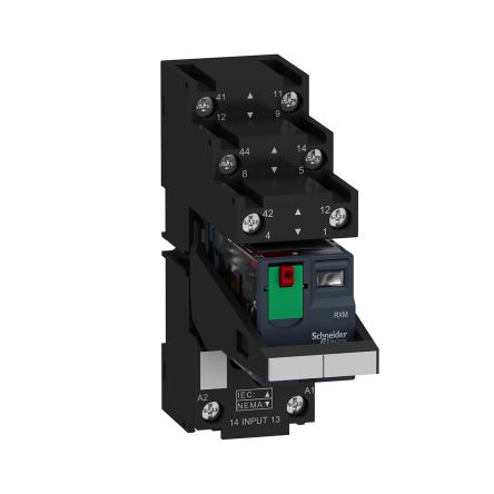 Schneider Electric Harmony Relay RXM Interface Relais 24V Ac, 2-poliger Wechsler DIN-Schienen
