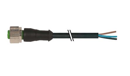 Murrelektronik Limited Straight Female 4 Way M12 To Straight M12 Sensor Actuator Cable, 5m