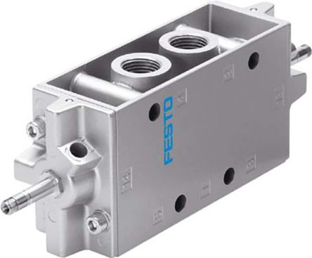 Festo 5/2 Bistable Pneumatic Solenoid/Pilot-Operated Control Valve - Electrical G 1/2, G 1/8 JMFH Series, 35548