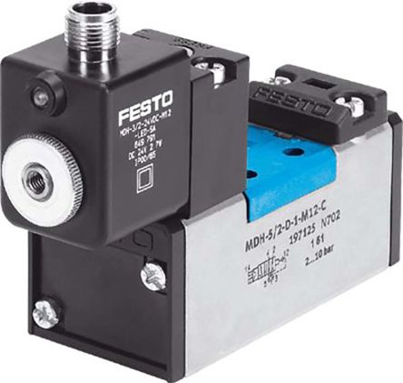 Festo MDH 533010 Pneumatik-Magnetspule / Pilotgesteuertes Steuerventil, Elektrisch-betätigt