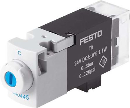 Festo MHA1 540445 Pneumatik-Magnetspule / Pilotgesteuertes Steuerventil, Elektrisch-betätigt