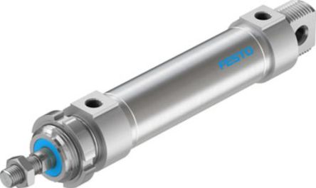 Festo Pneumatic Roundline Cylinder - 559298, 32mm Bore, 80mm Stroke, DSNU Series, Double Acting