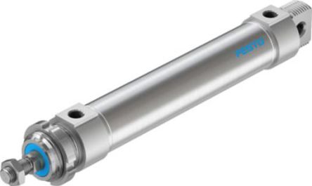 Festo Pneumatic Roundline Cylinder - 196036, 40mm Bore, 160mm Stroke, DSNU Series, Double Acting