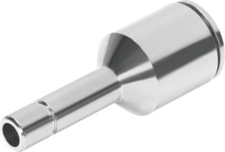 Festo NPQM Series Reducer Nipple, Push In 10 Mm To Push In 8 Mm, Tube-to-Tube Connection Style, 558772