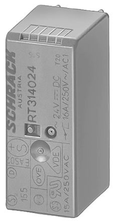 Siemens LZX Monostabiles Relais, Steckrelais 1-poliger Wechsler 3A 230V Ac Spule / 1W