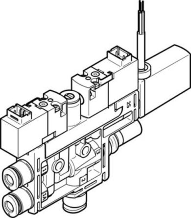 Festo OVEL Vakuumpumpe, 0.45mm Düse, 4l/min, Bis 4.2bar