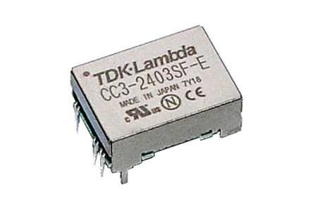 TDK-Lambda CC-E DC-DC Converter, 5V Dc/ 0.6A Output, 4.5, 9 V Dc Input, 3W, Through Hole, +85°C Max Temp -40°C Min Temp