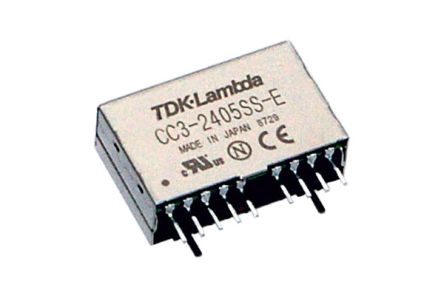 TDK-Lambda Convertisseur DC-DC, CC-E, Montage Traversant, 3W, 1 Sortie, 12V C.c., 0.25A