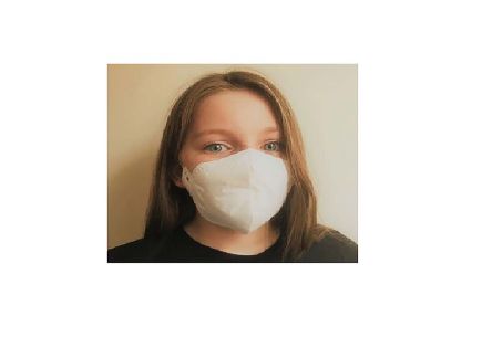 Austins Wiederverwendbare Atemschutzmaske, Polypropylen, Weiß, 135 X 160 Mm, 4 Stück